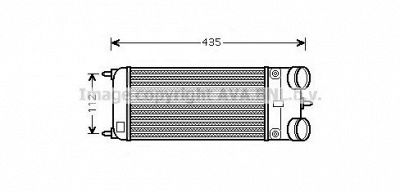 AVA QUALITY COOLING pea4353 -  Интеркулер